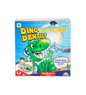Dino Diş Çekme Oyunu – El Becerisi ve Refleks Geliştiren Çocuk Oyunu (Çok Renkli)