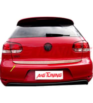 Volkswagen Golf 6 Krom Bagaj Alt Çıta Formlu 2009 Üzeri Paslanmaz Çelik