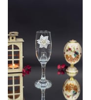 İnci Çiçeği Kokteyl Kadehi – 2’li Set - (Kahve Yanı Su/Kokteyl Bardak) 190 ml (Şeffaf)