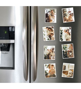 Buzdolabı Fotoğraflı Magnet, Foto Baskılı Magnet Seti, 18 Adet, Düğün, Çocuk, Bebek, Anne, Doğum günü Resimli Baskı Magnetli