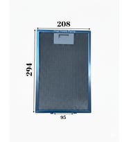 Bütün Markalar İle Uyumlu Universal Davlumbaz 20,8X29,4 CM Arka Ara 4,5 CM Aspiratör Filtre