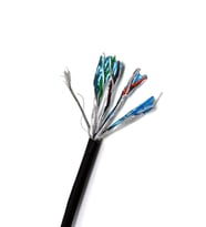 Beek Category 7 (Cat. 7) S/FTP AWG23 Saf Bakır PE Dış Mekan Data Kablosu, 500 metre makara, siyah renk
BeekCategory 7 (Cat. 7) S/FTP AWG23, Pure Copper, PE, Outdoor, 500/drum, Black