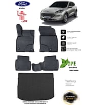 Ford Kuga 2022 Araca Özel 3D Paspas Ve 3D Bagaj Havuzu