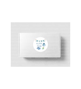 Hoş Geldin Bebeğim Etiketi Yuvarlak Mat Çıkartma Bebek Partisi Round Sticker 4 Cm (45 Adet)