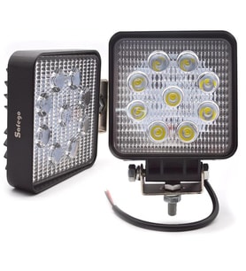 2 Adet Off Road Sis Farı Çalışma Lambası 9 Ledli 12v / 24 V