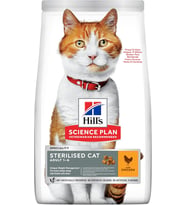 Hills Science Plan Kısırlaştırılmış Yetişkin Tavuklu Kedi Maması 1.5 kg