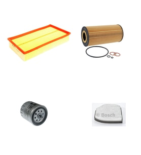 Bosch Filtre Bakım Seti Mercedes E290 TD W210 1996-1999 Dizel Hava + Yağ F + Yakıt F. + Polen Sardes
