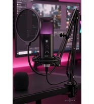 Midex V5 RGB Set USB Oyuncu ve Yayıncı Mikrofonu Condenser Stüdyo (Kayıt Gaming Tiktok Twitch Canlı yayın Discord Youtube)