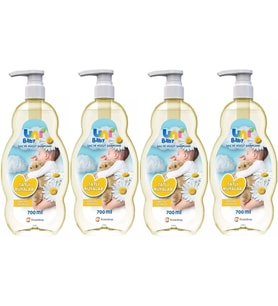 Uni Baby Bebek Şampuanı 700ML Tatlı Rüyalar (Pompalı) (4 Lü Set)