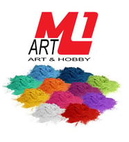 M1 ART Toz Pigment Boya 100.gr-epoksi Reçine-poliüretan Reçine-polyester Reçine Boyası (Kırmızı)