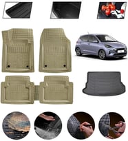 Hyundai İ10 Uyumlu Paspas Araca Özel Bagaj Havuzu MBS Bej