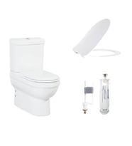 Creavit Vitroya Duvara Sıfır Klozet + Rezervuar + VitrA İç Takım + Yavaş Kapanır Kapak Set (Beyaz)