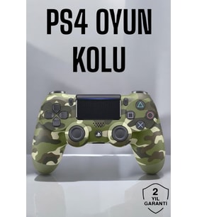PS4 Oyun Kolu Kamuflaj Desenli Joystick