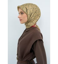 Armine Saf İpek Sura Eşarp-2026 İlkbahar-Yaz- 953800D (Yağ Yeşili)