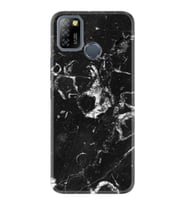 INFINIX Smart 4 5 6 Zero 8 S5 Pro Kılıf Desemli Silikon Black Hole Marble 1387