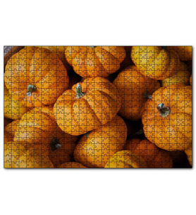Cakapuzzle Turuncu Minyatür Kabaklar 120 Parça Puzzle Yapboz MDF (Ahşap)