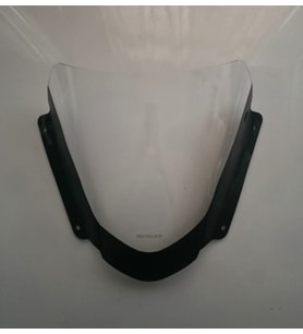 MOTOCAM Suzuki Burgman 400 Ön Cam 2017-2026 Model 38cm Şeffaf Renkli 4mm KISA SPORTİF