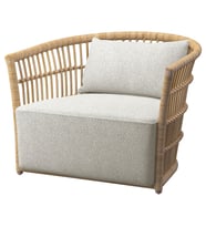 Rattan Koltuk, Gri-Beyaz