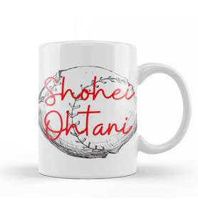 Shohei Ohtani Art Kupa Bardak Porselen