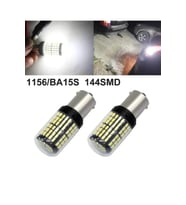 Tiger Marketing P21W 144 Ledli Ultra Parlak Geri Vites Park Ampül Tek Duy Beyaz (2 Adet)
