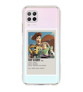 Huawei P40 Lite Uyumlu Toy Story Minimalist Poster Desenli Şeffaf Telefon Kılıfı