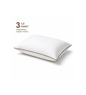 Comfort Touch Biyeli Yastık 3'li Paket 50x70 cm 1000 gr Boncuk Silikon Elya
