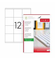 Tanex Laser Etiket Kod 2612 105mm x 48mm