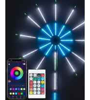 Rgb Led Duvar Dekoru Sökülebilir Kollu Havai Fişek Işık Sistemi