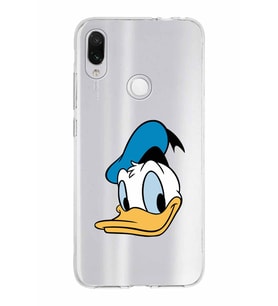 Xiaomi Redmi Note 7 Uyumlu Kapak Donald Duck Tasarımlı Şeffaf Silikon Kılıf