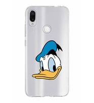 Xiaomi Redmi Note 7 Uyumlu Kapak Donald Duck Tasarımlı Şeffaf Silikon Kılıf