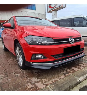 Vw Polo Mk6 ABT Ön Ek Karlık Mat Siyah Plastik 2018-2022