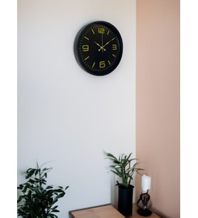 36 Cm Siyah Modern Duvar Saati (Standart)