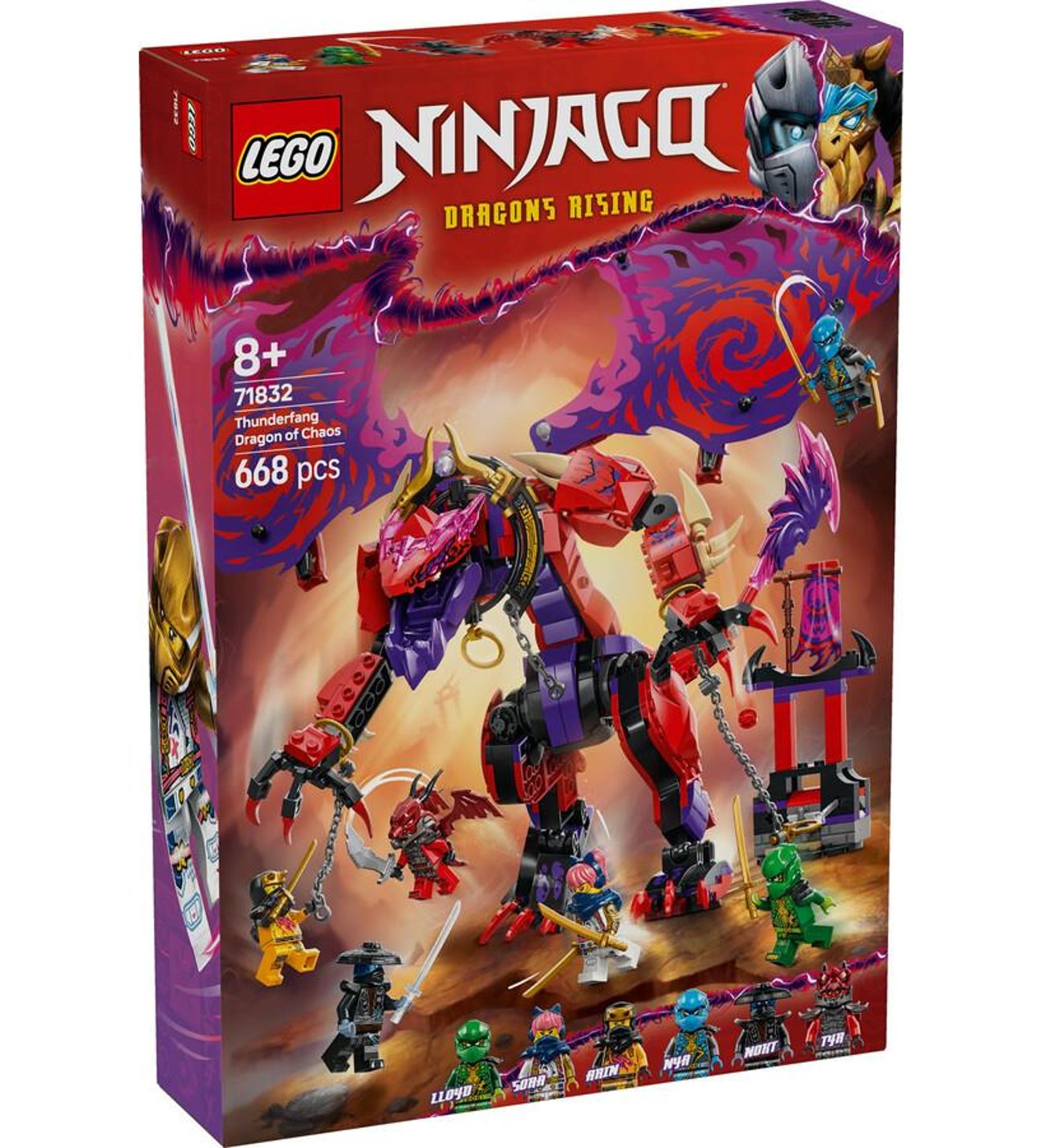 LEGO Ninjago 71832 Thunderfang Dragon of Chaos