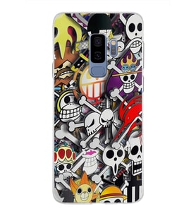 Samsung Galaxy S9 Plus Kapak Anime Tasarımlı Şeffaf Silikon Kılıf