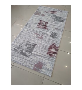 GABARDİN HALI MABEL 0057 GRİ MÜRDÜM HALI YOLLUK 98X200 CM