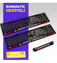 İsme Özel Kişiye Özel Plakalık Numaratik Hediyeli