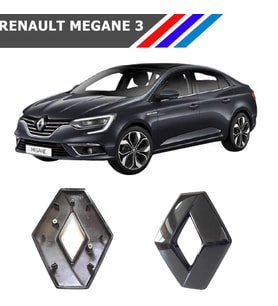 OTOZET Renault Megane 3 Ön Panjur Arması Siyah 628909470R