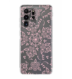 Samsung Galaxy S20 Ultra  Kamera Korumalı Kapak Nostalji Desen Tasarımlı  Şeffaf Kılıf
