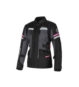 Motosiklet Kadın Montu 4 Mevsim Uzun Oxford 600-d Dayanıklı Kumaş Women Motor Mont Black