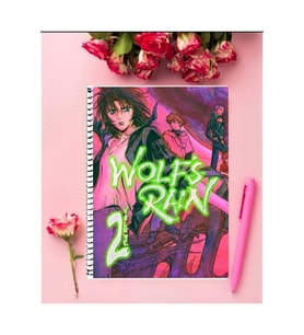 Wolf's Rain Anime Defter 1 Adet Özel Tasarım A4 Boyutu 21*29 Cm Telli Çizgili Defter