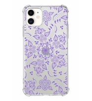 Apple iPhone 11 Uyumlu Köşe Korumalı Antişok  Kapak Nostalji Desen Tasarımlı Şeffaf  Kılıf