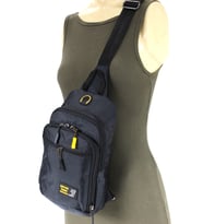 Seventeen 4980 Polyester Sırt, Göğüs Çantası - Body Bag (Siyah)