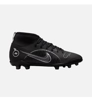 Nike Mercurial Superfly 8 Club FG/MG Çocuk Krampon(DAR KALIP) (Siyah)