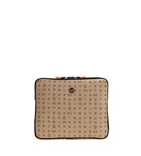 Bilik Deri Monogram Açık Vizon Unisex Laptop & Evrak Çantası TABLET-MN 12"