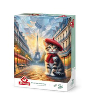 Art Puzzle Sanatçı Kedi Paris’te 260 Parça Puzzle
