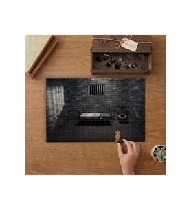 Hücre - Hapishane Tasarımı 240 parça Ahşap Puzzle Ahşap Kutuda MP02600