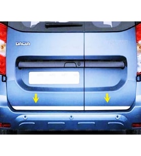 Dacia Dokker Krom Bagaj Alt Çıtası 2 parça 2012 Üzeri P. Çelik