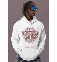 Sleep Token Rock Metal Baskılı Unisex Oversize Müzik Grubu Hoodie