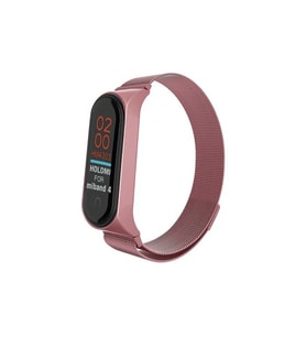 Xiaomi Mi Band 4 Metal Mıknatıslı Kordon - Rose