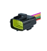 Mandallı Dişi Soket 10 Pin Kablolu
